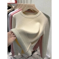 Winter Velvet Lined Turtleneck Knit Sweater