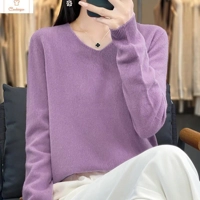 Womens V-neck Long Sleeve Fashion Sweater
