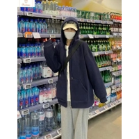 Womens Casual Zipper Hooded Sweatshirt Jacket