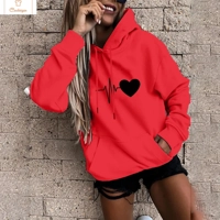 Womens Fashion Hooded Pullover Sweatshirt