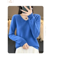 Womens V-neck Long Sleeve Fashion Sweater