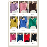 Womens V-neck Long Sleeve Fashion Sweater