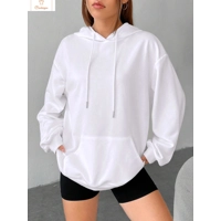 Casual Female Hoodie Sweatshirt Pullover