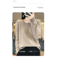 Womens V-neck Long Sleeve Fashion Sweater