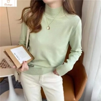 Chic Turtleneck Pullover Sweater for Women