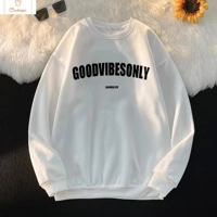 Plus Size Letter Print Hoodie