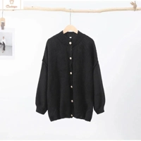 Womens Loose Fit Casual Cardigan Sweater