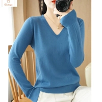 V-neck Loose Knitted Sweater for Women