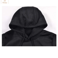 Casual Black and White Hip Hop Hoodie
