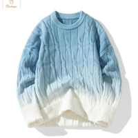 Loose Chunky Twist Knit Pullover