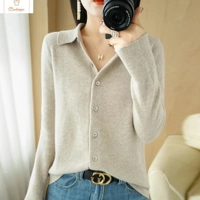 Spring Autumn Cashmere Womens Cardigan