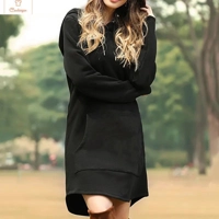 Autumn Long Sleeve Hoodie Dress for Women