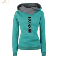 Womens Casual Hooded Tracksuit Pullover
