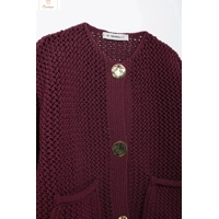 Casual Long Sleeve Knitted Cardigan for Women