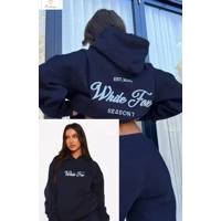 Trendy Womens Fleece Sports Hoodie