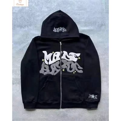 Gothic Punk Zip Up Hoodie for All