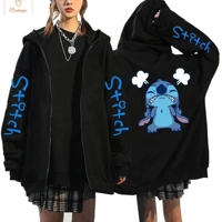Disney Stitch Zip Up Hoodie for Women