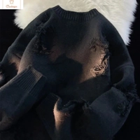 Color Matching Casual Couple Pullover Sweater