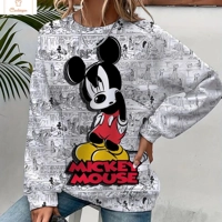 Mickey Mouse Casual Printed Sweatshirt