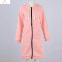 Casual Oversized Fleece Zip-Up Hoodie