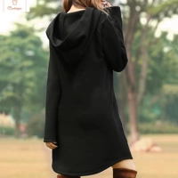 Autumn Long Sleeve Hoodie Dress for Women