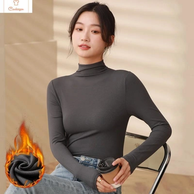 Half Turtleneck Modal Long Sleeve Top