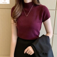 Casual Turtleneck Knitted Pullover Sweater