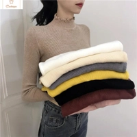 Womens High Elastic Turtleneck Sweater