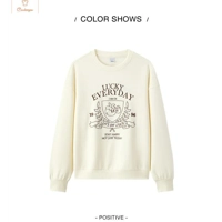 Embroidered Loose Fit Womens Spring Hoodie