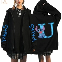 Disney Lilo Stitch Zip-Up Graphic Hoodie