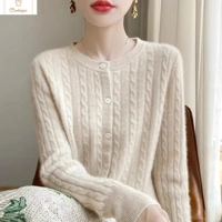 Womens Long Sleeve Knitted Cardigan Sweater