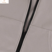 Casual Oversized Fleece Zip-Up Hoodie