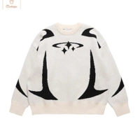 Retro Gothic Knit Streetwear Pullover Sweater