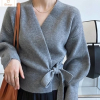 Casual Long Sleeve Knit Cardigan Sweater