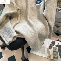 Hip Hop Embroidered Couples Pullover Sweater