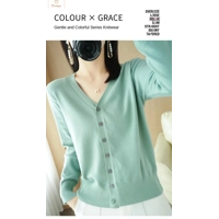 Early Autumn Cashmere V-Neck Cardigan