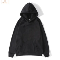 Black Hooded Jogger Sweatshirt Winter