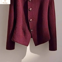 Autumn Winter Vintage Slim Wool Cardigan