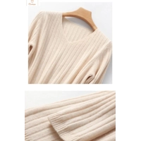 Cardeegan Womens V-Neck Solid OL Sweater