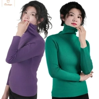 Womens Thermal High Collar Sweater