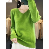 Womens V-neck Long Sleeve Fashion Sweater