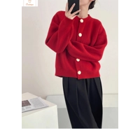 Womens Autumn Knitted Cardigan Sweater