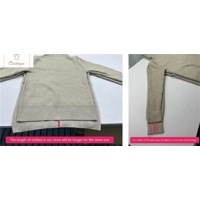 Womens Velvet Lined Turtleneck Sweater