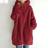 Thickened Warm Hooded Zipper Cardigan