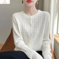 Womens Long Sleeve Knitted Cardigan Sweater