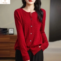 Korean Style Long Sleeve Knitted Cardigan