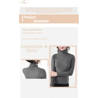 Womens Thermal High Collar Sweater