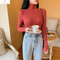 Cardeegan Womens Knitted Turtleneck Sweater