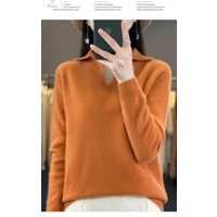 Casual Womens V-neck Woolen Sweater