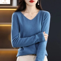 Soft Wool V Neck Sweater Pullover